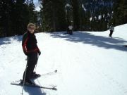 Paula on the slopes